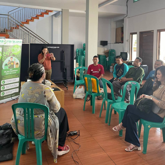 Pengolahan Sampah berbasis Komunitas bersama Sinau